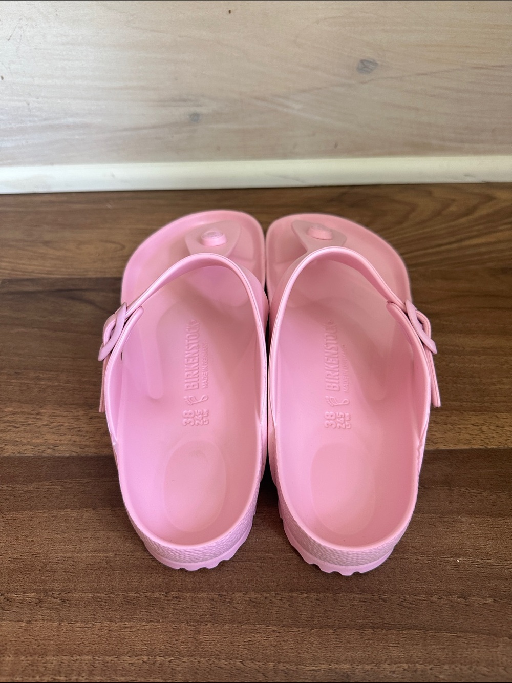 Birkenstock Gizeh EVA Thong Sandals in Fondant Pink-Size 7-Like New - Picture 4 of 7